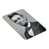 Magnet Flexible Portrait de Abe Lincoln 1 (Côté Droit)