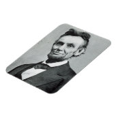 Magnet Flexible Portrait de Abe Lincoln 1 (Côté Gauche)