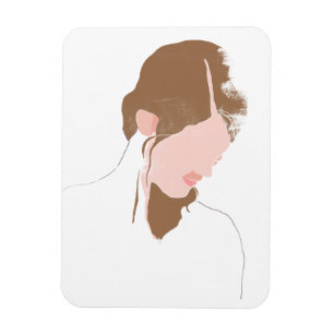 Magnet Flexible Portrait de contours moderne