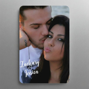 Magnet Flexible Portrait de couple personnalisé Aimant photo flexi