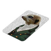 Magnet Flexible Portrait de Dandy Meerkat (Côté Gauche)