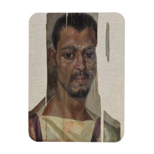 Magnet Flexible Portrait de Fayum (cire d'encaustic sur le bois)