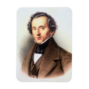 Magnet Flexible Portrait de Felix Mendelssohn (1809-47) (litho)