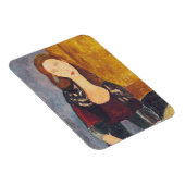 Magnet Flexible Portrait de Jeanne Hebuterne par Amedeo Modigliani (Côté Droit)