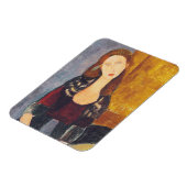 Magnet Flexible Portrait de Jeanne Hebuterne par Amedeo Modigliani (Côté Gauche)