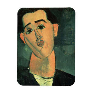Magnet Flexible Portrait de Juan Gris (1887-1927) 1915 (huile sur