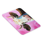 Magnet Flexible Portrait de la vache mignonne (Côté Droit)