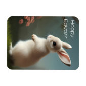 Magnet Flexible Portrait de lapin mignon (Horizontal)