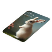 Magnet Flexible Portrait de lapin mignon (Côté Gauche)
