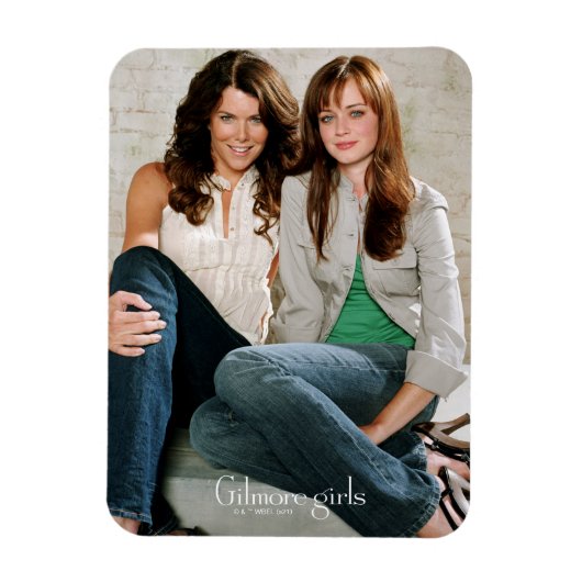 Magnet Flexible Portrait de Lorelai et Rory assis (Vertical)