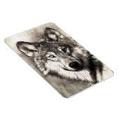 Magnet Flexible Portrait de loup (Côté Droit)