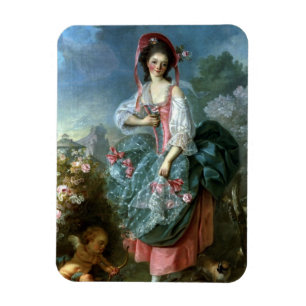 Magnet Flexible Portrait de Mademoiselle Guimard comme