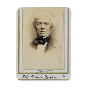 Magnet Flexible Portrait de Michael Faraday (1791-1867) (albumen p