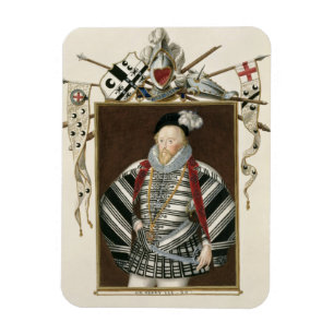 Magnet Flexible Portrait de monsieur Henry Lee (1530-1610) de