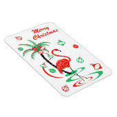 Magnet Flexible Portrait de Noël Flamant rose rouge (Côté Droit)