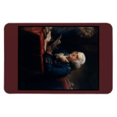 Magnet Flexible Portrait de pouce, Benjamin Franklin Père fondateu (Horizontal)