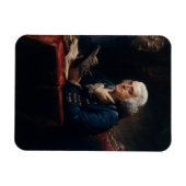 Magnet Flexible Portrait de pouce, Benjamin Franklin Père fondateu (Horizontal)