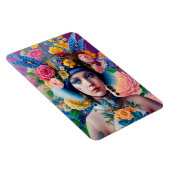 Magnet Flexible Portrait de princesse florale (Côté Droit)