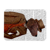 Magnet Flexible Portrait de Rider Red Setter (Horizontal)