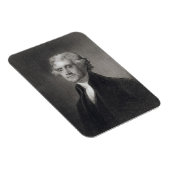 Magnet Flexible Portrait de Thomas Jefferson, gravé par Henry Br (Côté Droit)