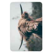 Magnet Flexible Portrait de vache des Highlands (Vertical)