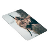 Magnet Flexible Portrait de vache Highland (Côté Droit)