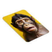 Magnet Flexible Portrait drôle de singe (Côté Droit)