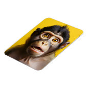 Magnet Flexible Portrait drôle de singe (Côté Gauche)