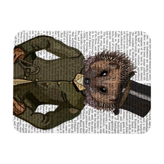 Magnet Flexible Portrait du cavalier de Hérisson (Horizontal)