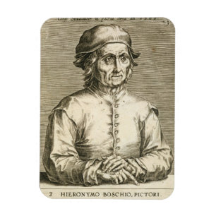 Magnet Flexible Portrait du plat 3 de Hieronymus Bosch