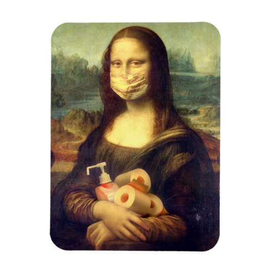 Magnet Flexible Portrait du virus Corona (Vertical)