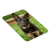 Magnet Flexible Portrait d'un berger allemand (Côté Droit)