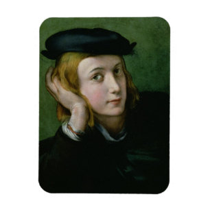 Magnet Flexible Portrait d'un jeune homme (huile sur le panneau)