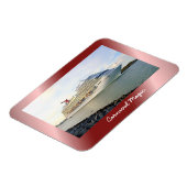 Magnet Flexible Portrait d'un navire de croisière en transit (Côté Gauche)