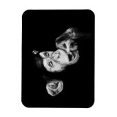 Magnet Flexible Portrait d'un penseur, Chimpanzé (Vertical)