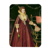 Magnet Flexible Portrait d'une dame, possiblement Elizabeth, comte (Vertical)