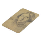 Magnet Flexible Portrait d'une femme, possiblement George Sand (18 (Côté Gauche)
