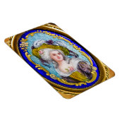 MAGNET FLEXIBLE PORTRAIT ÉLÉGANT ROCOCO LADY AVEC ROSES ROSES ROSE (Côté Droit)