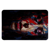 Magnet Flexible Portrait émotionnel Abstrait Art expressionniste (Horizontal)