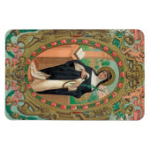 Magnet Flexible Portrait encadré de Saint Rose de Lima (K 48) (Horizontal)