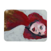 Magnet Flexible Portrait Fem - Rouge (Horizontal)