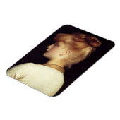 Magnet Flexible Portrait féminin de Behind (par Frederic Leighton) (Côté Gauche)