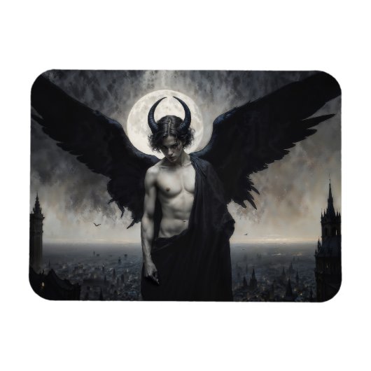 Magnet Flexible Portrait gothique de Lord Lucifer (Horizontal)