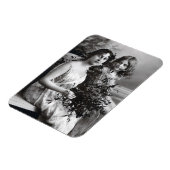 Magnet Flexible Portrait intemporel de mère et fille (Côté Gauche)