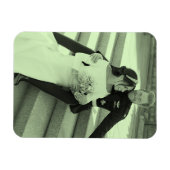 Magnet Flexible Portrait mariage Harry et Meghan stylisé (Horizontal)