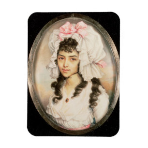 Magnet Flexible Portrait miniature d'une fille