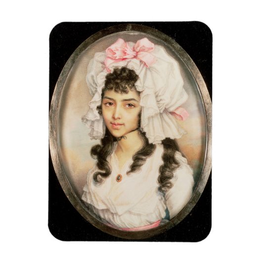 Magnet Flexible Portrait miniature d'une fille (Vertical)