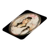 Magnet Flexible Portrait miniature d'une fille (Côté Gauche)