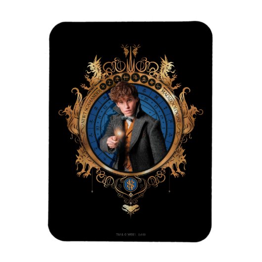 Magnet Flexible Portrait NEWT SCAMANDER™ (Vertical)