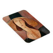 Magnet Flexible Portrait of Jeanne Hebuterne in a large hat (Côté Droit)